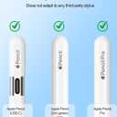 Replacement Pencil Tips for Apple Pencil Pro - 6 Pack Fine Point Metal Tip for Apple Pencil 2nd Generation and 1st Generation
