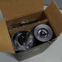 Electric Salt and Pepper Grinder Set - Rechargeable Automatic Salt and Pepper Shakers, Kitchen Appliances with External Adjustable Coarseness, Larger Hopper for Cooking, Home Gifts(2 Pack,Black/Black),1Pcs Damage