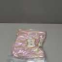 Hiroyuki Iridescent Makeup Bag, 14 inches Cosmetic Bag, Large Capacity Travel-Friendly Pouch (Plain, Pink)