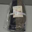 MiniArk Small Basket for Organizing | Cube Shelf Closet Storage Baskets | 9.79.77.1 | Woven Rope Gift Basket | Nursery | Round 3 Packs Black Brown