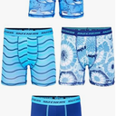 Skechers Boys 4pk Athletic Boxer Briefs with Unique Prints in Sizes 2/3t, 4, 6, 8 and 10Boxer Briefs 8