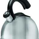 461555 3 Qt Easy Pour Whistling Tea Kettle Stainless Steel