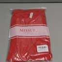 Missufe Women's Sleeveless Spaghetti Strap Ruched Bodycon Sundress Summer Casual Mini Cami Dress (Red, X-Large)