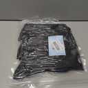 Women's Neon Scrunch Crew Socks 80s 90s Retro 3-Pack Cotton Stacked Boot Calf Cozy Ribbed Slouchy Socks Size 5-10 (Black)