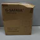 G-SAFAVA 20.25" Small Single Table Lamp for Bedroom Modern Ceramic Nightstand Lamp Farmhouse Bedside Lamp Boho Living Room Lamp White End Side Table Lamp Lime White - Single