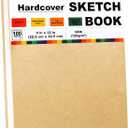 9"x 12" Sketch Book, Top Spiral Sketchbook, 100 Sheets Sketch Pad(68lb/120gsm) Acid Free Drawing Paper Pad, Artist Sketchbook for Drawing, Drawing Notebook for Kids, Illustration, Graffiti