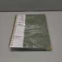 2 x 2026 Planner, Weekly and Monthly Calendar Planner from January 2026 - December 2026, 8.5" x 11" Hardcover Leather Hourly Appointment Book with Tabs, Spiral Daily Planners for School Work Home, Green