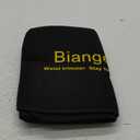 Biange Waist Trainer for Women Men Sweat Belt Waist Trimmer Belly Band Stomach Wraps (M(38 x 8), 1 * Black)