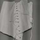 Benfoly Corset Tops for Women Lace Up Overbust Corset Bustier Halloween Costume Strapless Sexy Going Out Crop Top Tank, Large