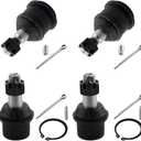 MotorbyMotor 4WD Front Upper & Lower Ball Joint for 2006-2008 Dodge Ram 1500, 2003-2011 Dodge Ram 2500 3500, 2011-2013 Ram 2500 3500 Suspension Ball Joint Assembly 4pc Set K7467 K7460