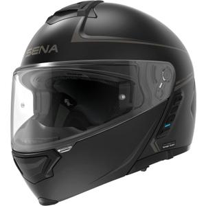Sena Impulse DOT Flip Up Modular Bluetooth Helmet w/Sound by Harman Kardon Dual Visor Helmet with Integrated Mesh Intercom System / MP3 / Voice Dial (Matte Black, X-Large)