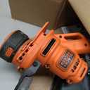 BLACK+DECKER Electric Lawn Mower, Weed Eater and Edger 3-in-1 Combo, Corded 12-Inch 6.5 Amp Electric Weed Wacker and Compact Push Mower (BESTA512CM)