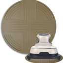 Mity rain Silicone Trivets Mat for Ninja Crispi, Hot Resistant Pot Holders for Air Fryer & Hot Dishes, Portable Silicone Mats for Kitchen Counter, Kitchen Accessories for Countertop (Avocado)