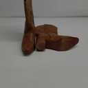 IUV Cowboy Boots For Women Pointy Toe Women's Western Boots Cowgirl Boots Mid Calf Boots (8 Wide) Chestnut