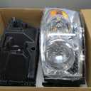 Front Headlight Assembly for 2006-2008 DODGE RAM 1500/2006-2009 DODGE RAM 2500, 3500 Pickup - Replacement Headlamp, Front Bumper Lights