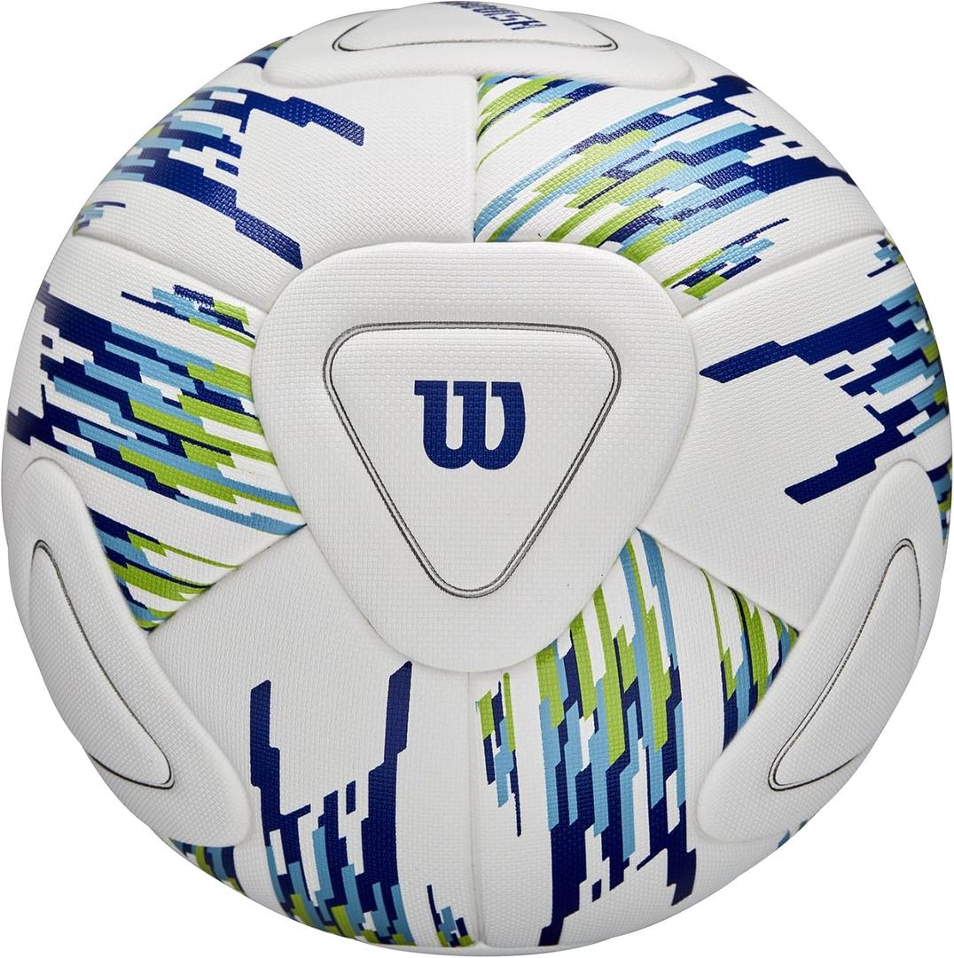 Wilson NCAA Vanquish (Size 5, White/Blue/Green)