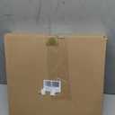 Molded PU Ceiling Medallion for Light Fixtures and Ceiling Fans, 13.1"OD x 4"ID x 1"P (Fits Canopies up to 10.25") Black