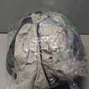 QPAU Inflatable Toddler Travel Bed with Tent  Lightweight Blow Up Kids Air Mattress with Hand Pump  Indoor & Outdoor Portable Sleeping Solution for Camping, Travel, Home, Grandmas  Ages 3+ (A-Khaki Gray)