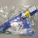Pferd 8" Half-Round Hand File with Handle, American Pattern, Double Cut, Medium, 3/4" Width, 7/32" Thickness - Part 11024P