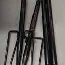 Garden Flag Pole 10ft Telescopic Kit Heavy Duty 5 Claw Base Flag Pole with 6 Sections 3 Mounting Accessories