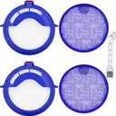 2 Combo Pack Filter Kits for Dyson DC25 Vacuum Ball Filter Includes 2pcs 919171-02 Washable Pre-Motor Filter & 2pcs 916188-05 Post Motor HEPA Filter, Fits DC25 Models