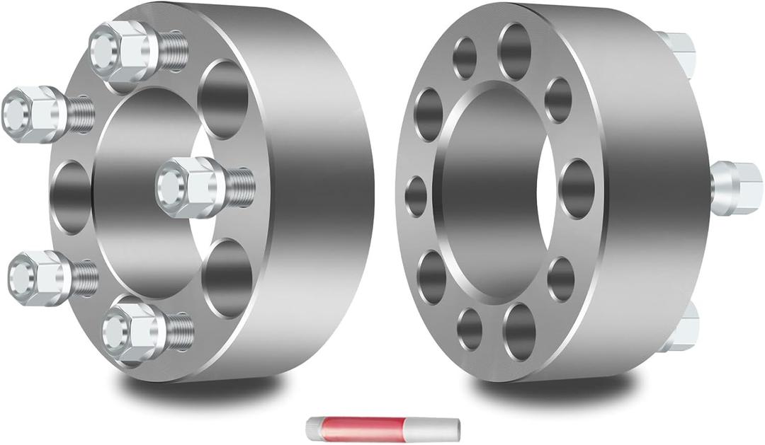 ECCPP 2PCS 2 inch 5 lug Wheel Spacers 5x4.5 5 Lug 5x114.3mm fits for Ford Taurus 2010-2014| for Ford Ranger 1983-2011| for Ford Edge 2007-2013 | for Jeep Wrangler 1987-2006