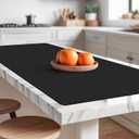Extra Large Silicone Countertop Protector,Heat Resistant Silicone Mat for Kitchen Counter, Non Slip Coffee Work Desk Mat, Craft Mat, Placemat, Multi-purpose and Thick, 35.4"L x 23.6"W