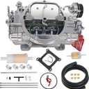 1406 Carburetor for Performer 600 CFM 4 Barrel AFB-style Square Bore Compatible with Silverado Corvette Mustang Mercury GMC Pickup Truck V8 Engines Carburetor with Electric Choke