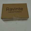 Ravinte 20 Pack 4 Inch Square Cabinet Handles - Satin Nickel & Brushed Nickel Drawer Pulls - Kitchen Cabinet Hardware