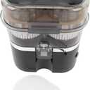 Mumusuki Portable Electric Citrus Juicer, Dual Head Quiet Orange Juicer Squeezer with Brush & Plate for Lemon, Grapefruit, High Juice Yield (US Plug 110V)