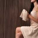SOFE H&L | NADIAS Luxury Bath Towels Set of 3 (1 Bath Towel 1 Hand Towel 1 Wash Cloth) Moon | Light, Premium, Soft, Durable, Absorbent - Hotel Quality Turkish Bath Towels for Bathroom