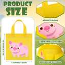 Sweetude 36 Pcs Farm Animal Party Favor Bags Barnyard Gift Goodie Treat Bags for Kids Farmhouse Reusable Non Woven Bag
