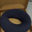 Face Down Pillow, Massage Headrest for Bed, Massage Face Cradle for Bed, BBL Pillow After Surgery Post Eye Surgery (Navy)