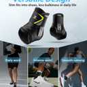 ZOELION Ankle Brace for Men Women with Auto-adaptive Side Pads, [Slim Fit & Flex Support] Ankle Stabilizer Support, Quick Hook & Loop Lace Up Ankle Brace for Sprained Ankle,Injury Recovery,Sports, M