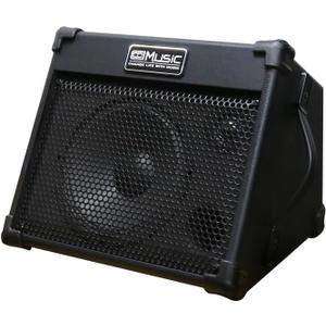Coolmusic Portable Acoustic Guitar Amplifier, for Performers On The Go, Built-in Bluetooth (40W Battery-Powered)