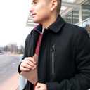 WANDERINGS Leather Travel Wallet with Passport Holder - 5.5" x 4" - Genuine Leather Case with RFID Blocking for Men and Women - Folding Wallet for Passports