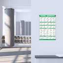 QUICKFIT 3 Pack - Dumbbell Workouts + Bodyweight Exercises + Barbell Routine Poster Set - Set of 3 Workout Charts (Laminated, 18" x 24")