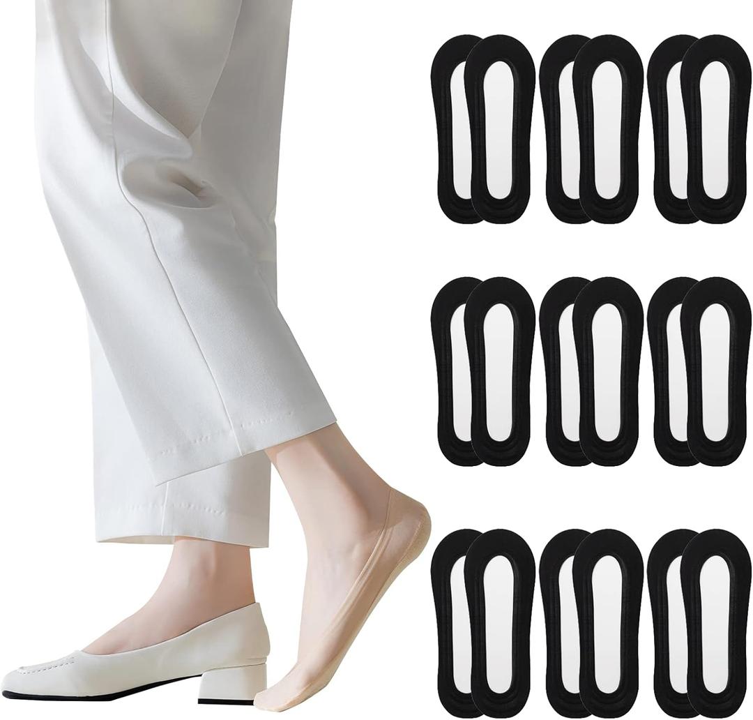 Caudblor Women's No Show Liner Socks-No Show Ultra Low Socks Women for Flats High Heels, 9 Pack, Black  Caudblor Women's No Show Liner Socks-No Show Ultra Low Socks Women for Flats High Heels, 9 Pack, Black