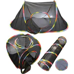 Outdoor Cat Playpen  Foldable Cat Enclosure | Portable Pet Tent for Cats, Kittens & Small Pets | Breathable Mesh, Easy Setup & Foldable Design | Ideal for Backyard, Camping, Travel & Indoor Us