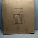 Auto-Close Baby Gate for Stairs & Doorways Dog Gate - Adjustable Steel Safety Gate with Dual Lock, Fits 29"-39" Wide, Pressure Mount No Drilling (White, 30-39" W x 30" H)