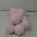 8 Pack Chunky Chenille Yarn for Hand Knitting and Crocheting - Jumbo Fluffy Blanket Yarn - Super Bulky 28.4 Yds 7.7 Oz Each Skein (Light Pink)