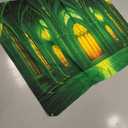 Polyester 7x5ft Green Castle Backdrop Fairytale Movie Photography Background Wonderland Birthday Kids Party Decorations Photo Booth Props