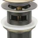 Bronze Freestanding Bathtub Drain Stopper, Compatible with Drain Rough-in Kit