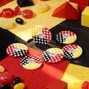 48 Pcs Cartoon Fidget Spinners Bulk Mini Red Yellow Black Fidget Spinners for Birthday Party Favors, Goodie Bags Stuffers, Game Supplies, Rewards, Carnival Prizes and Gifts