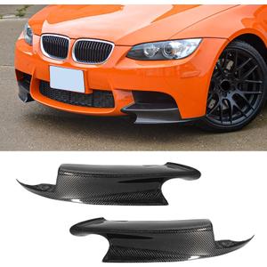 Real Carbon Fiber Front Bumper Splitters Lip Compatible with BMW E90 E92 E93 M3 2006-2013