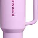 STANLEY Quencher ProTour Flip Straw Tumbler with Leakproof Lid 40 oz | Built-In Straw & Handle | Cupholder Compatible for Travel | Insulated Stainless Steel Cup | BPA-Free | Soft Orchid