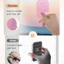 2 x Magnetic Phone Suction Grip, Shower Phone Holder for MagSafe, Octo Phone Sticky Buddy Suction Grip for iPhone 16 15 14 13 12, Birthday Christmas for Women Pink