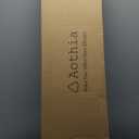 Aothia Solid Wood Dual Monitor Stand Riser for Desk, 43 Inch Black Walnut Computer Monitor Riser with Cork Legs, Extra Long Desktop Organizer Shelf for 2 Monitors, Laptop & Printer