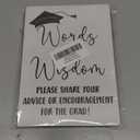 Words of Wisdom Sign and 30 Graduation Advice Card, Graduation Decor 2025, Graduation Table Decorations, Graduation Party Supplies, Graduation Party Games, Graduation Party Gifts for Her Him Grad