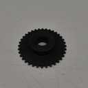 uxcell #35 Chain Roller Sprocket B Type, 1" Bore 36 Tooth Single Strand Chain Sprocket, Carbon Steel, Keyway with Set Screws